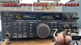 KENWOOD TS-140V 修理ベースに SUBディスプレイがブラックアウト