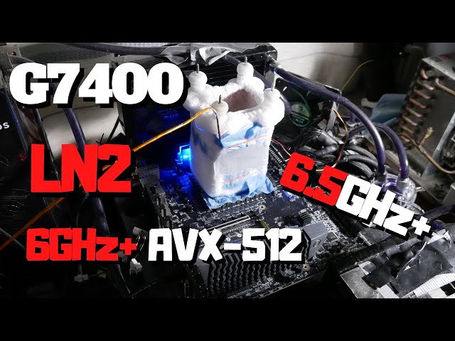 CHEAP AVX-512 CPU BREAKS RECORDS - Intel G7400 Overclocked to 6.5