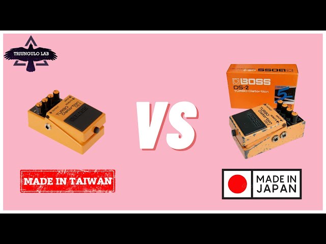 Boss DS-2 | Made in Taiwan VS Made in Japan Mod | Demo - YouTube