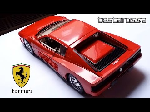Reviewing the 1/18 Ferrari Testarossa (1984) by Bburago - YouTube
