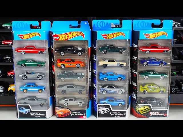 Check out the Hot Wheels Fast & Furious 5-Car Pack, featuring 20