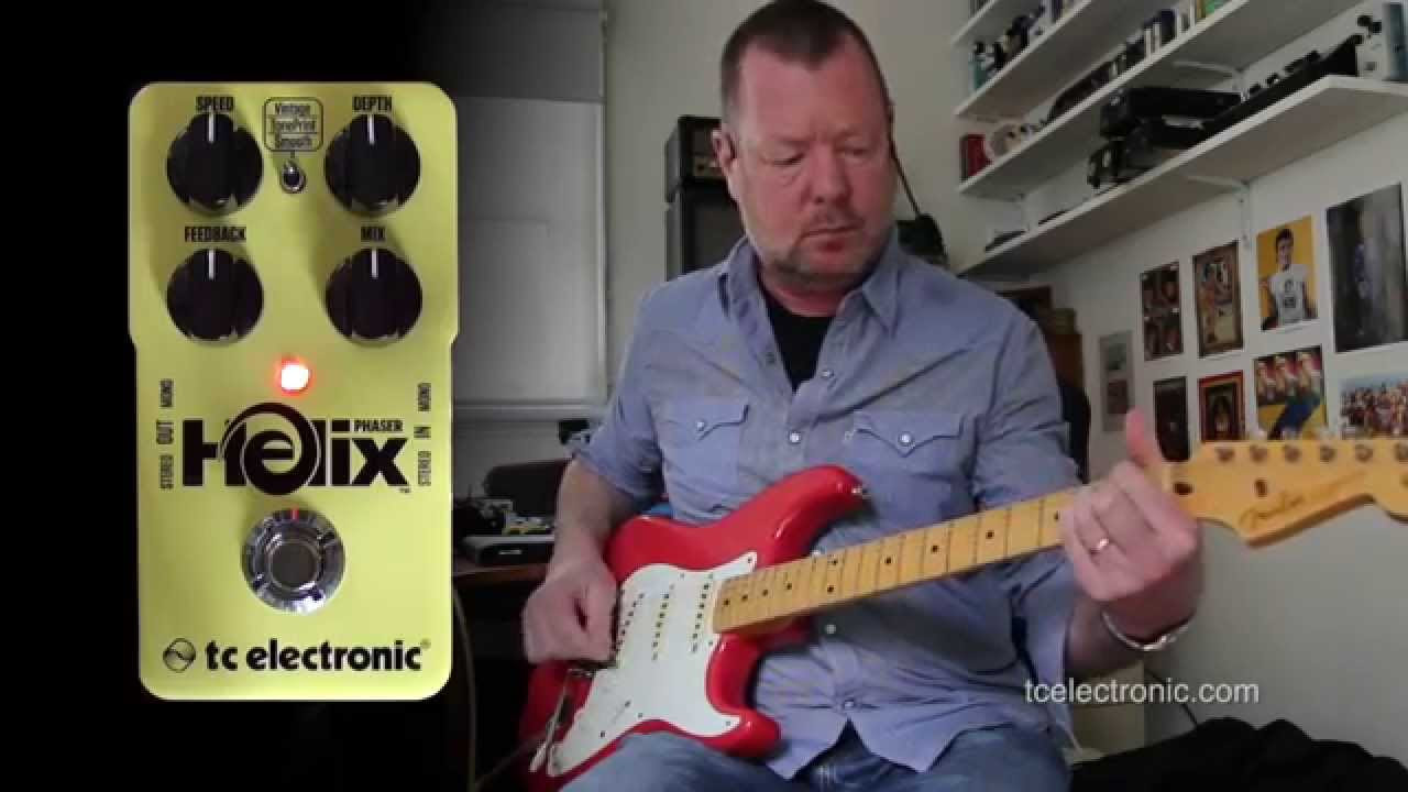 tcelectronic: HELIX Phaser - Demo (stereo with Strat and 2 x