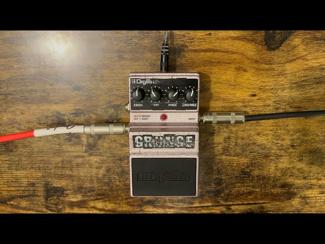 エレキチェロによるエフェクター検証Vol.25 DigiTech 「GRUNGE」 - YouTube