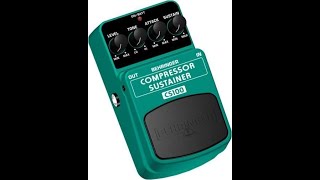 Behringer Compressor Sustainer CS-100 Pedal - Inside the device