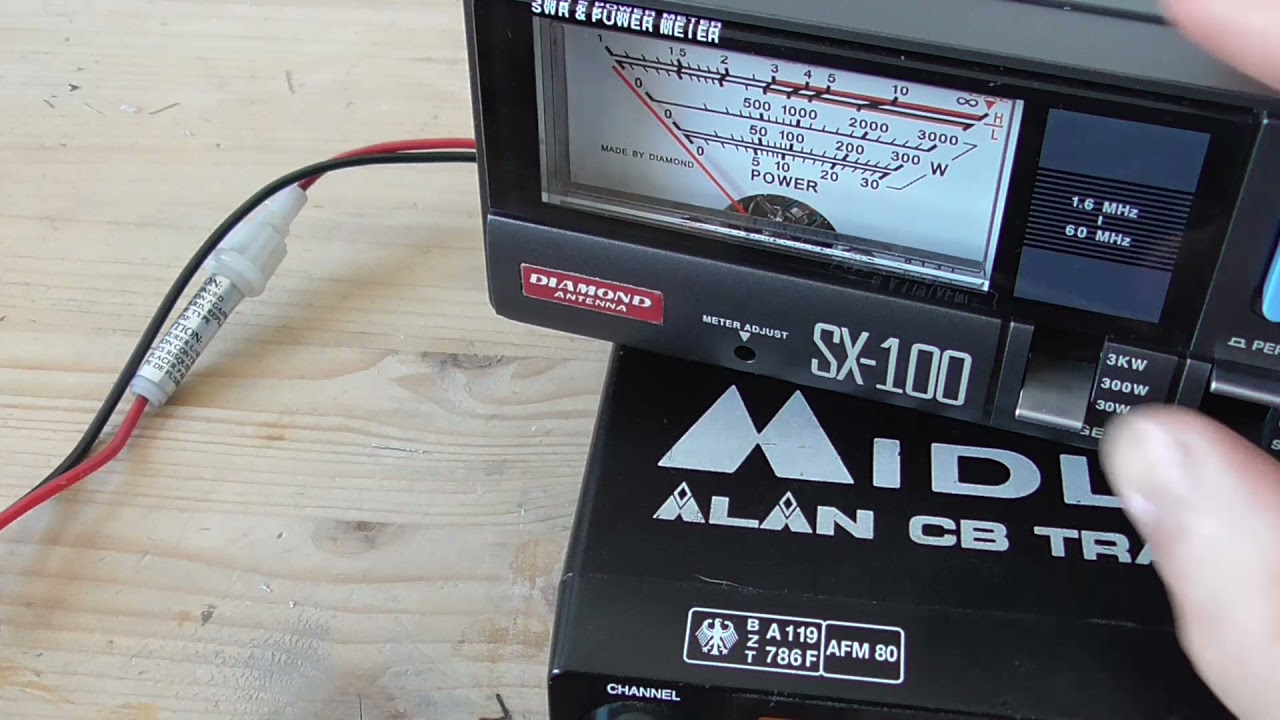 Diamond SX-100 SWR/Wattmeter für 1,6 - 60 MHz ELH#127 - YouTube