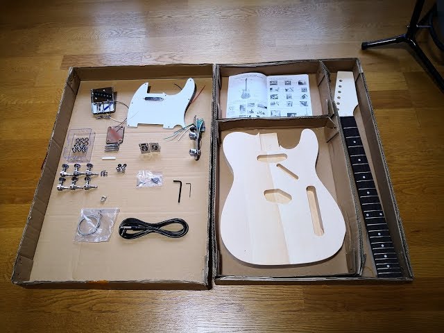 激安テレキャスキットを作ってみた！Pt1 - YouTube