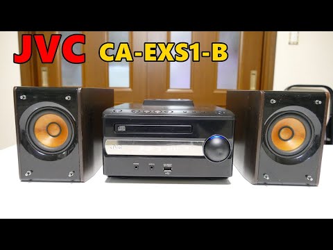 JVC コンポ CA-EX-S1-B ウッドコーンスピーカー SP-EXS1 ウッドコーン