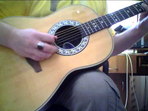 Ovation Custom Balladeer 1712 USA guitar - YouTube