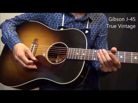 オットリーヤ動画】Gibson J 45 True Vintage （2015年製） - YouTube