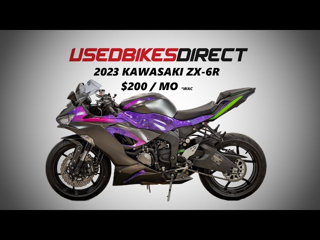 Kawasaki タンク 黒/ピンク 2023 Kawasaki Ninja ZX-6R - YouTube