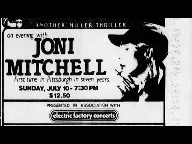 Joni Mitchell - Live at Stanley Theater | Pittsburgh, PA | Jul 10