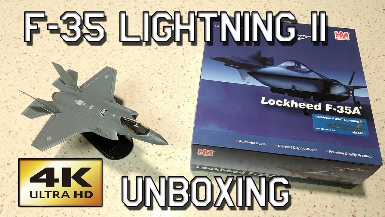 Hobby Master F-35 Lightning II 1/72 Scale (Unboxing & First