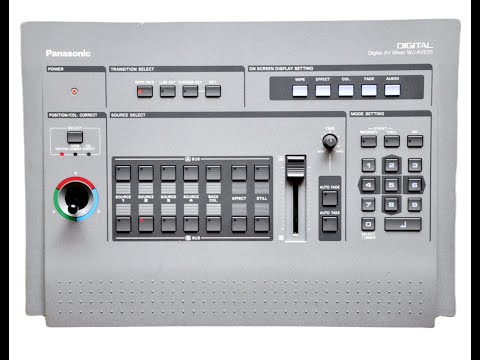 PANASONIC AV MIXER WJ AVE55 - YouTube