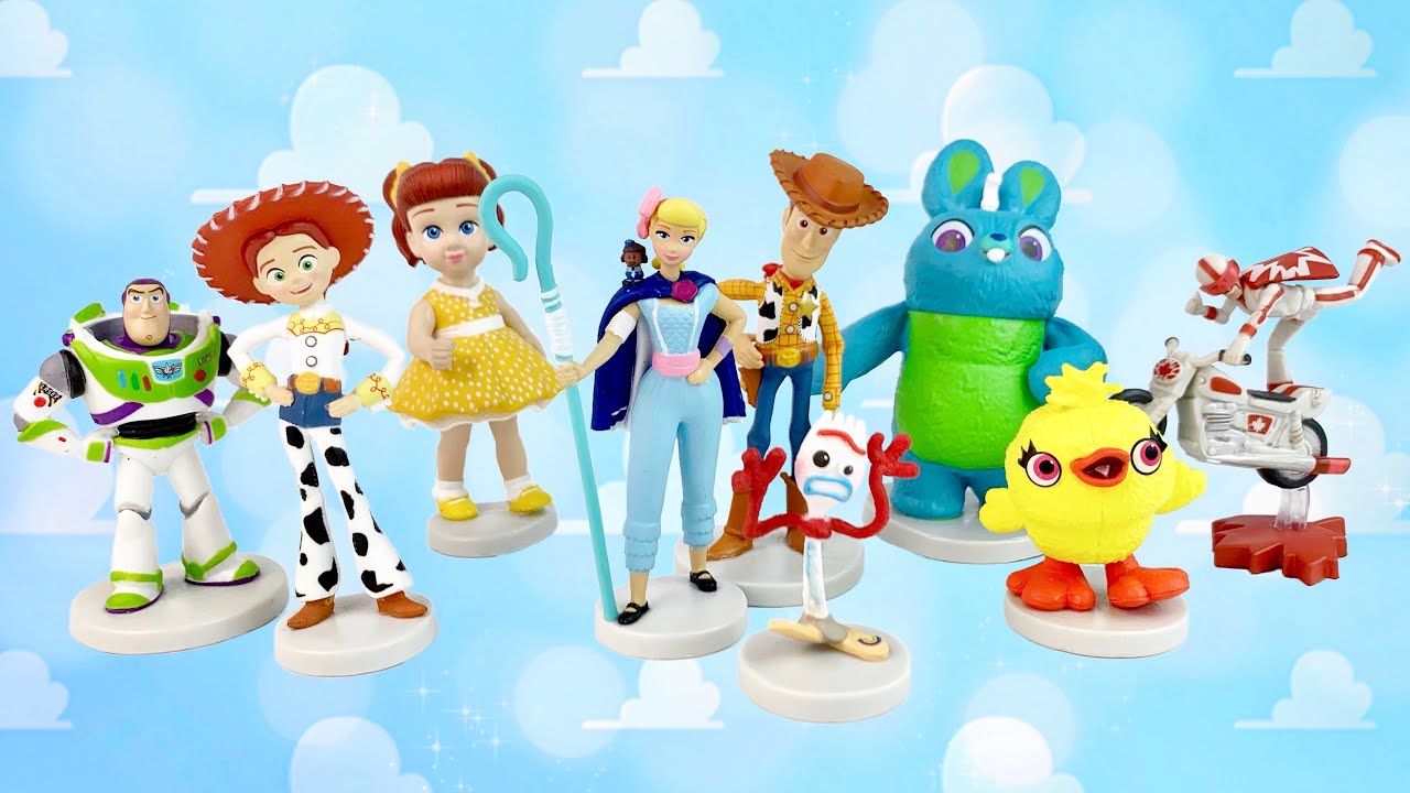 Toy Story 4: Deluxe Figure Set (Quick Look) Woody, Bo Peep, Buzz