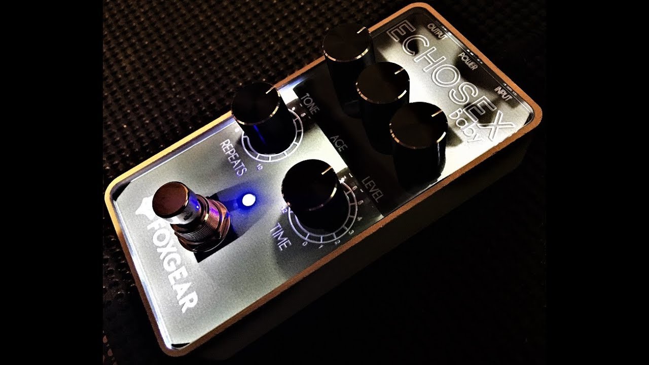 Foxgear Echosex Baby Delay Demo - YouTube