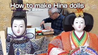 How to make Japanese Hina dolls with splendid and luxurious