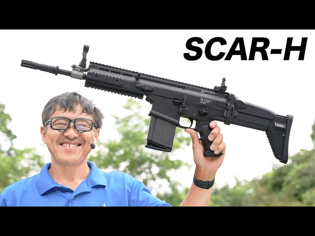 SCAR-H ブラック 東京マルイ 次世代電動ガン スカー レビュー - YouTube