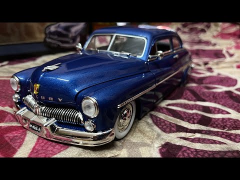 1/18 Auto World 1949 Mercury Eight Atlantic Blue Metallic - YouTube