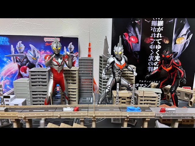 未開封】ウルトラマンノア＆ダークザギ、ネクサス×3 セット 未開封