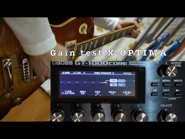 BOSS GT-1000CORE Ver 2.0 / X-ULTRA / X-OPTIMA / X-TITAN / Les Paul