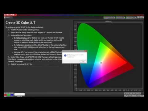 Fujifilm IS-mini LUT Box 3D LUT Display Color Calibration with