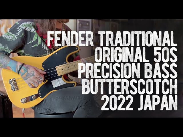 Fender Traditional Original 50s Precision Bass Butterscotch Blonde