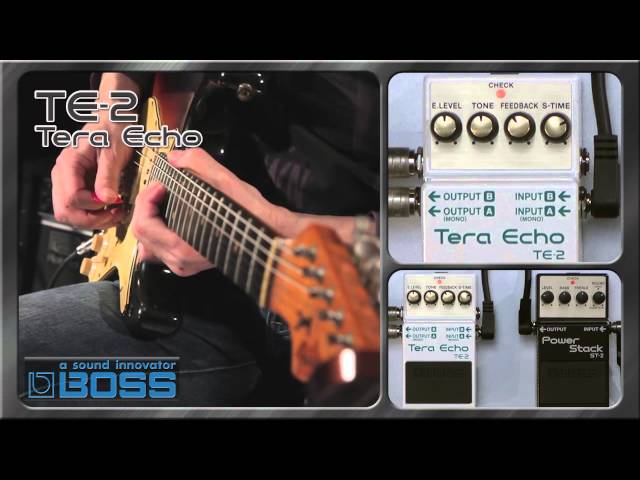 BOSS TE-2 ”Tera Echo” - YouTube