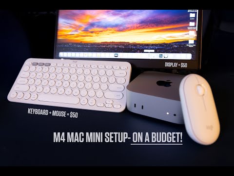 M4 Mac mini- keyboard, mouse AND display under $100 total! Budget