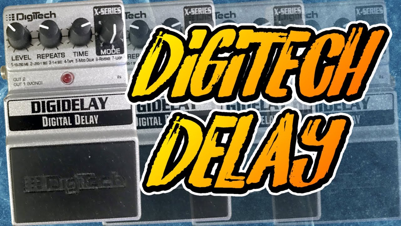 The Digitech Digidelay is Like Having Seven Delay Pedals in One