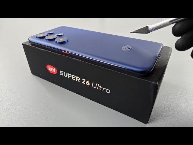 Pure ASMR Unboxing - iTel Super 26 ULTRA (Blue) 16/256 - YouTube
