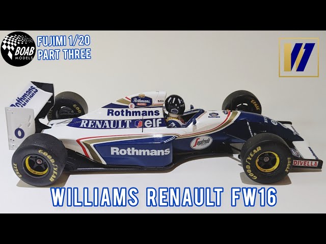 Building Damon Hill's Williams Renault FW16 - Part 3 - Fujimi 1/20