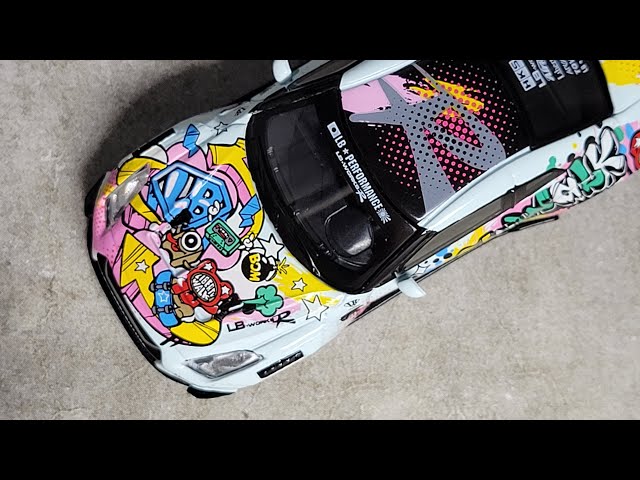 MINI GT #244 | LB☆WORKS Nissan GT-R Type 2 Rear Wing ver 3 LBWK