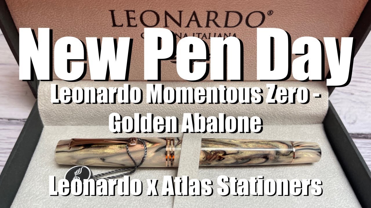 レオナルド モーメントゼロ ヌヴォラ 万年筆 (14Kニブ) EFローズ