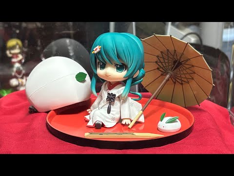 再販決定‼️ねんどろいど303雪ミクいちご白無垢verを開封して