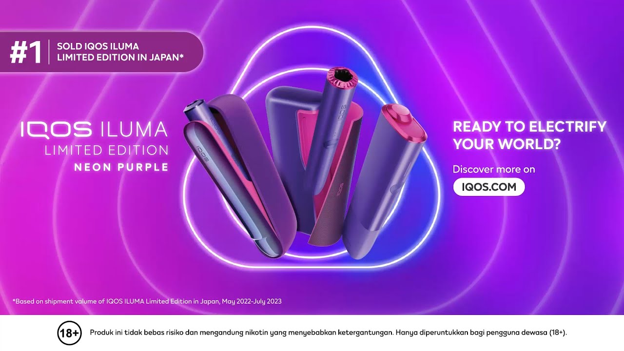 IQOS ILUMA Limited Edition Neon Purple - YouTube