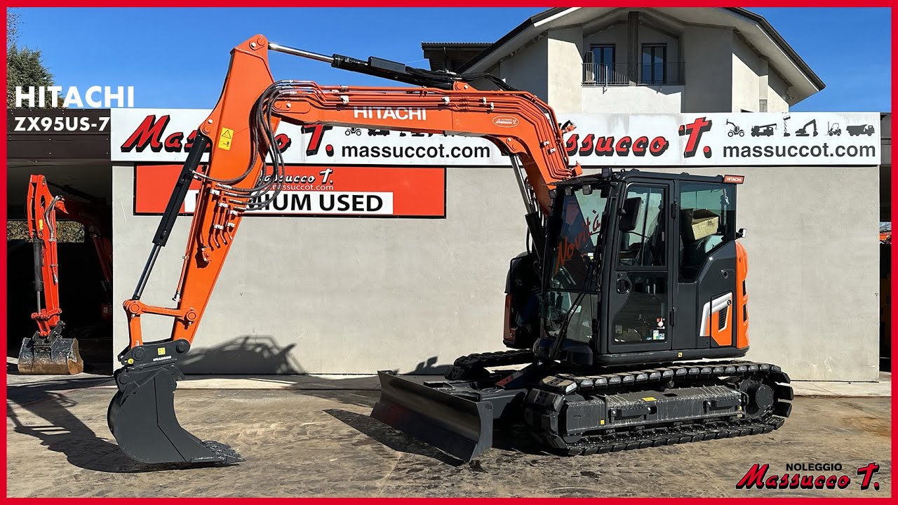 Hitachi ZX95US-7 - Crawler excavator for sale in Cuneo by Massucco
