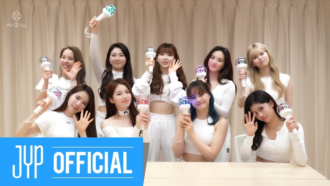 NiziU “OFFICIAL LIGHT STICK” Unboxing Video - YouTube