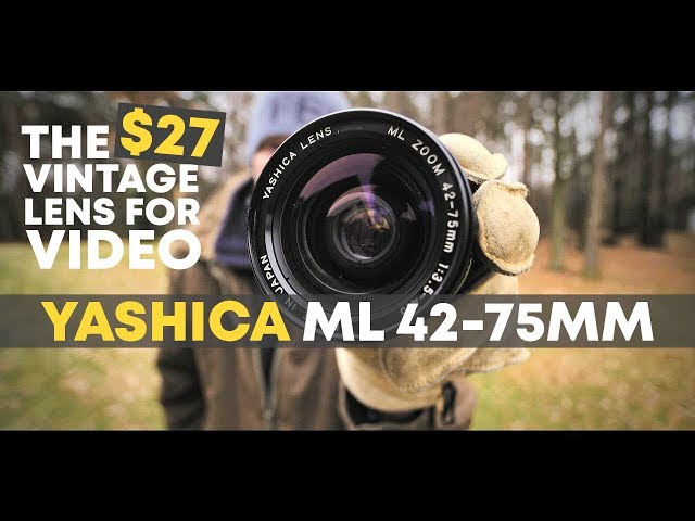Vintage Lenses for Video: Yashica ML 42-75mm - YouTube