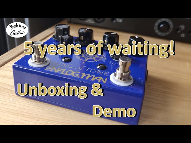 King of tone 2024 Unboxing & Demo / Analog man Chorus - YouTube
