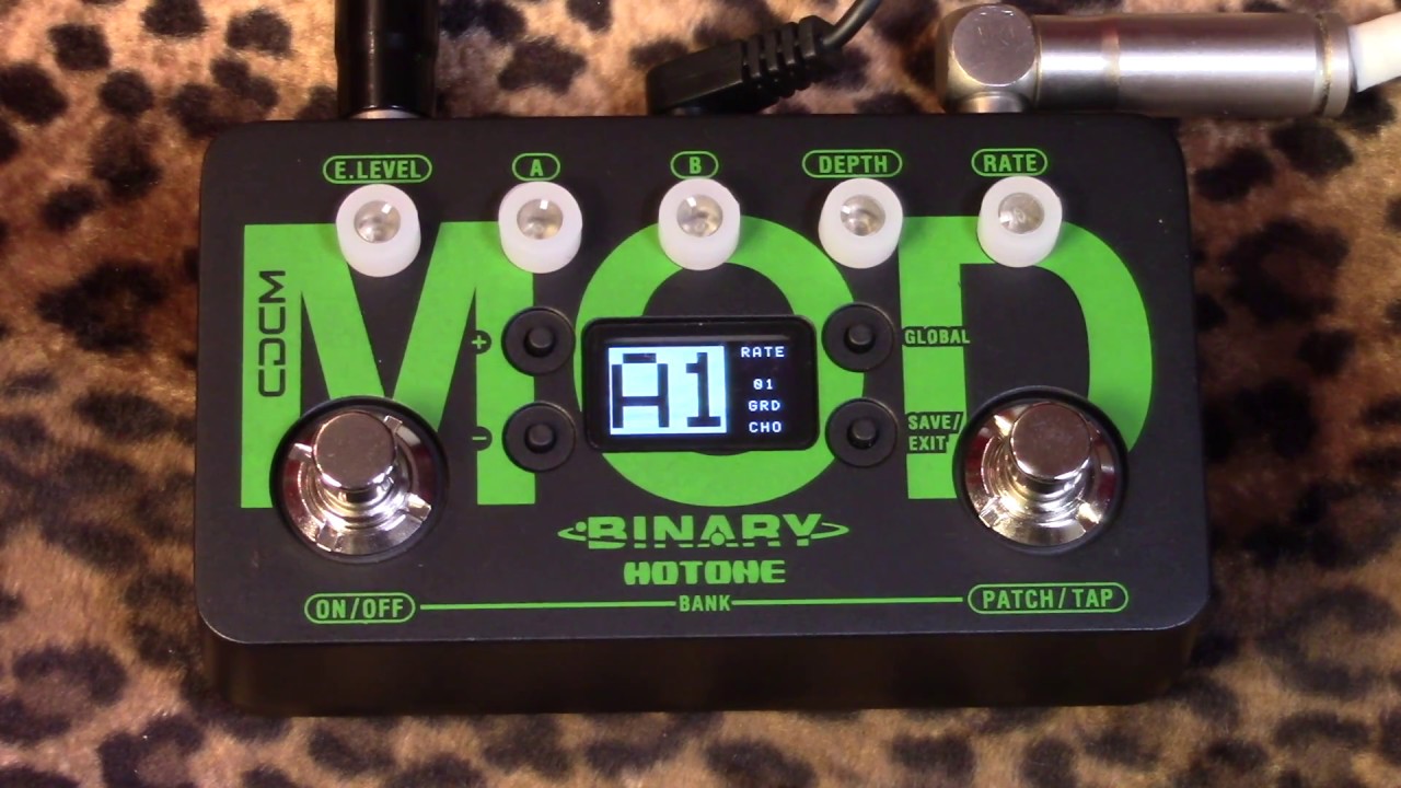 Hotone Binary Series MOD pedal of modulation motivation and taste