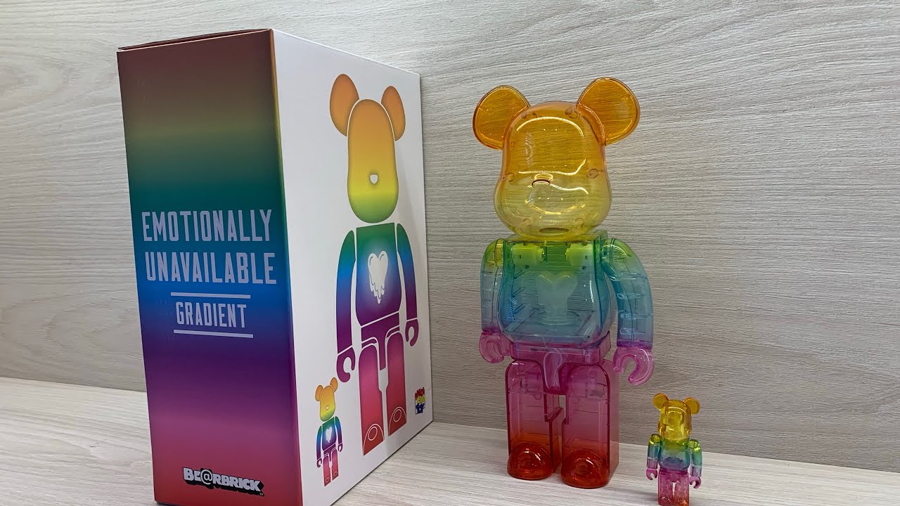 クリアファイル BE@RBRICK Emotionally Unavailable 400% クリア