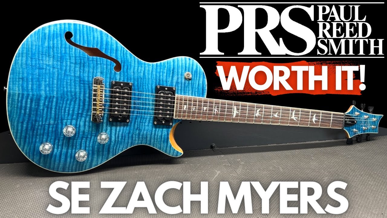 PRS SE Zach Myers BEST Affordable Semi Hollow? - YouTube
