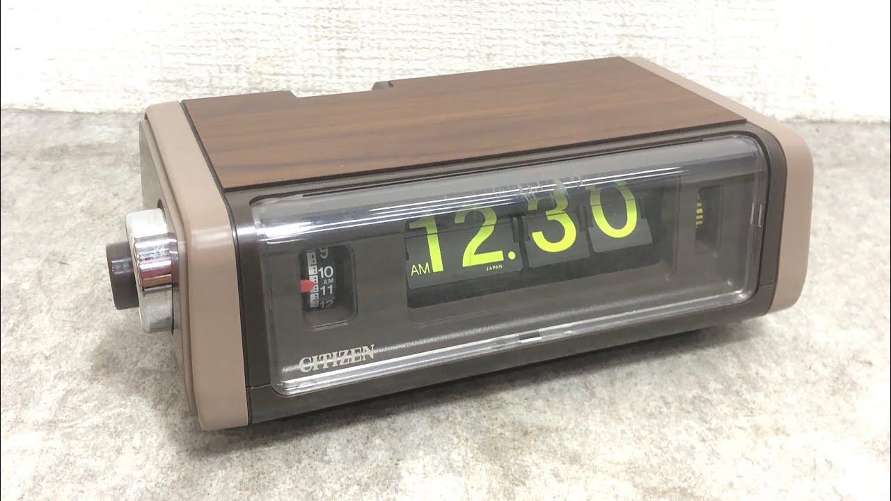 メンテ済み・動作正常】CITIZENパタパタ時計 リーフタイム014 【公式通販】