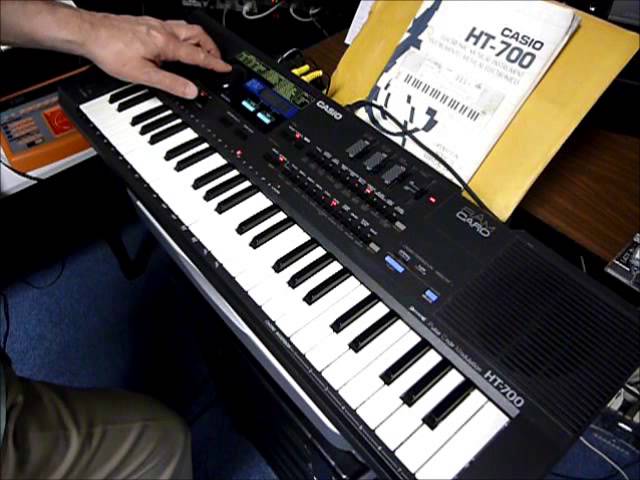 Casio HT-700 demo by Synthdude. - YouTube