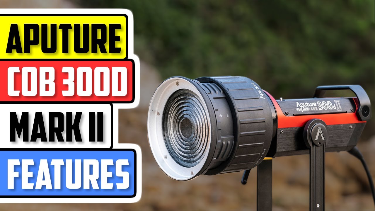Aputure COB 300D Mark II Led Video Light 🔥 Features Review - YouTube