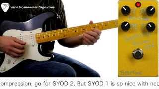 BearFoot FX Sparkling Yellow Overdrive SYOD1 - YouTube