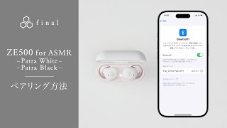 final | ZE500 for ASMR -Patra Black/Patra White- ユーザーガイド