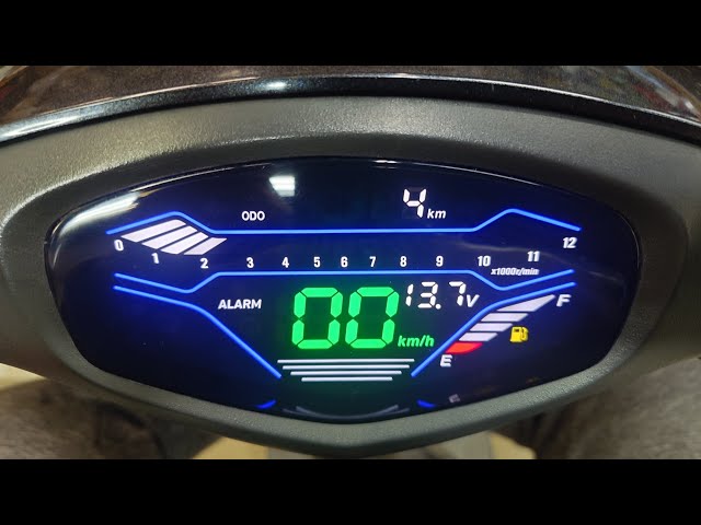 アドレスV125G K7 デジタルメーター スピードメーター メーター - YouTube