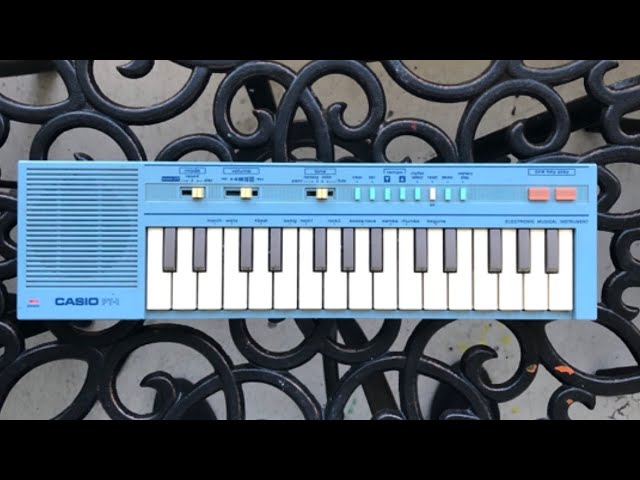 Casio PT-1☆ミニシンセサイザー☆ブルー☆超レアカラー☆ Casio PT-1