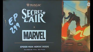 Secret Lair x Marvel Spider-Man: Heroic Deeds Rainbow Foil Edition